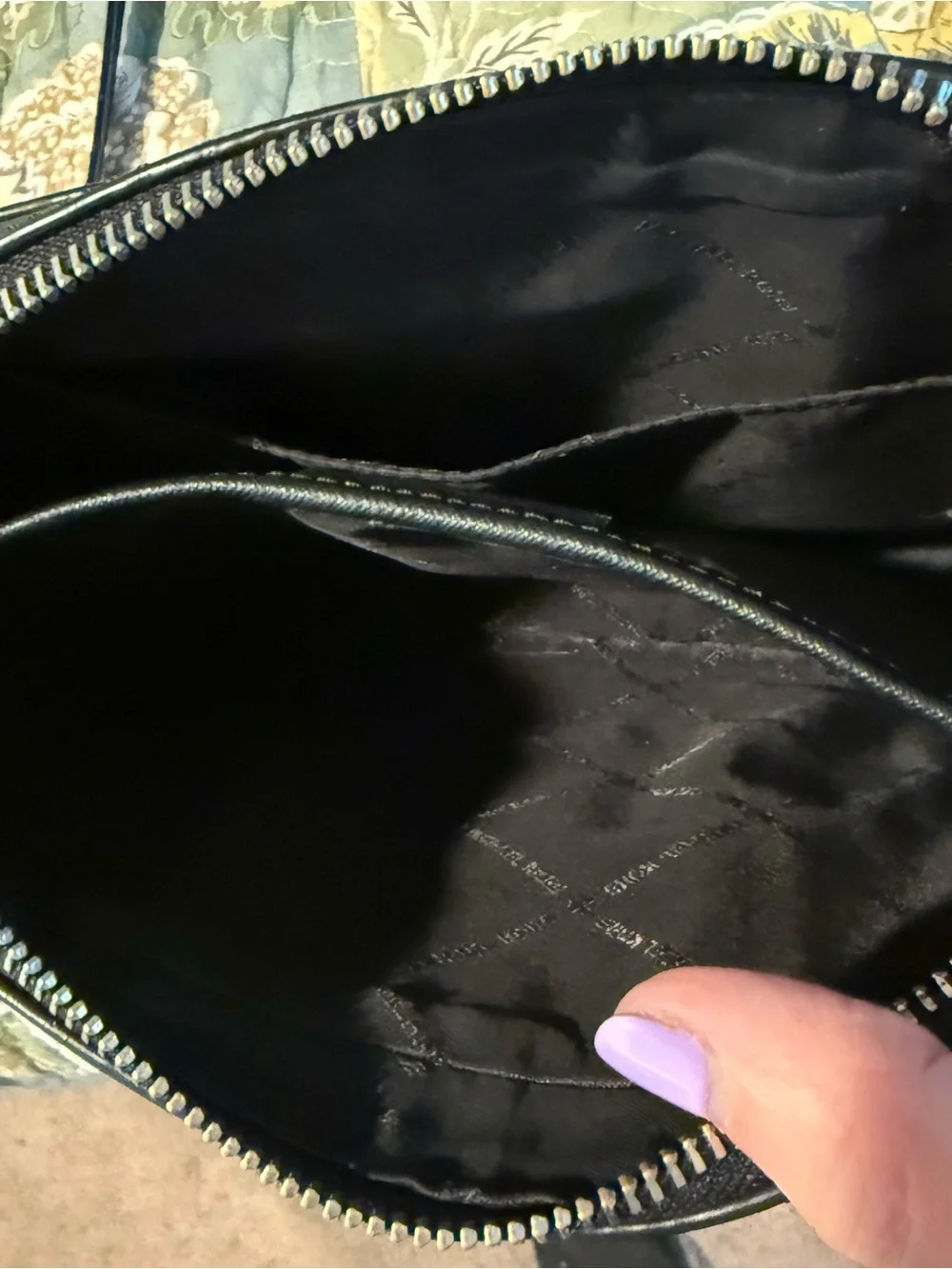 Michael Kors Black Saffiano Leather Crossbody Bag Jet Set Large